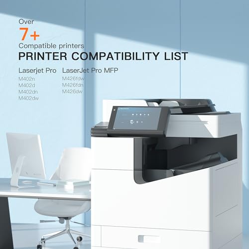 E-Z Ink Compatible Toner Cartridge Replacement for HP 26A CF226A 26X CF226X to use with M426fdw Laserjet M402dn Laserjet M402n Pro MFP M426fdn M402dw M426dw M402d Printer (2 Black) - Image 4