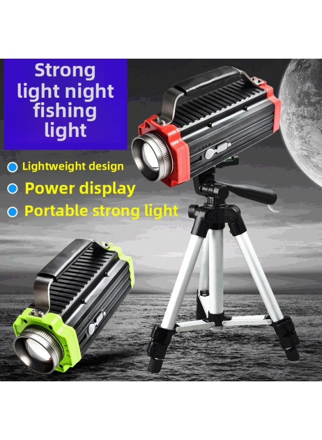 Four Light Source 200 Fishing Fish Lamp Night Fishing Lamp Super Bright Blue Xenon Flashlight Luminous Table Fishing W 