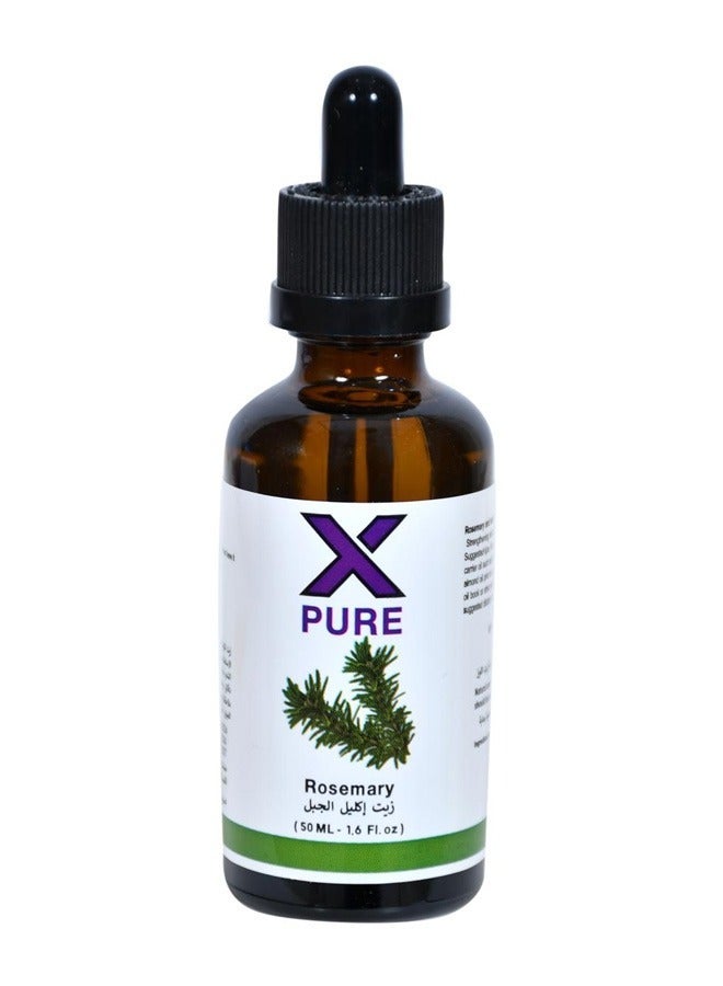X PURE Rosemary Mint Scalp And Hair Strengthening Oil 50 ml With Now Jojoba Moisturizing Oil 118ml - Image 3