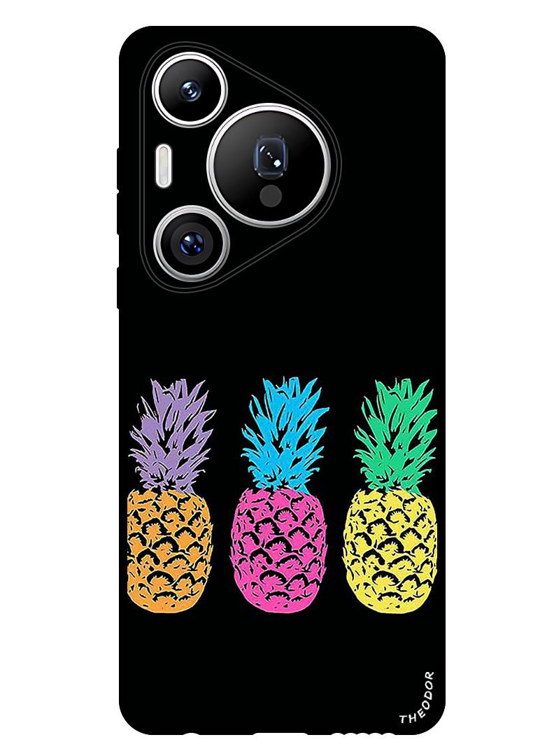 Theodor Protective Case Anti Scratch Shock Proof Bumper Cover For Huawei Pura 70 Pro Pineapples 1 - Image 1