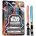 STAR WARS حرب النجوم اصنع سيوف ضوئية خاصة بك بناء 2 للأطفال أوبى وان كينوبي دارث فيدر هدايا ألعاب لصبي عمره 6 سنوات مجموعة قابلة للجمع - Image 2