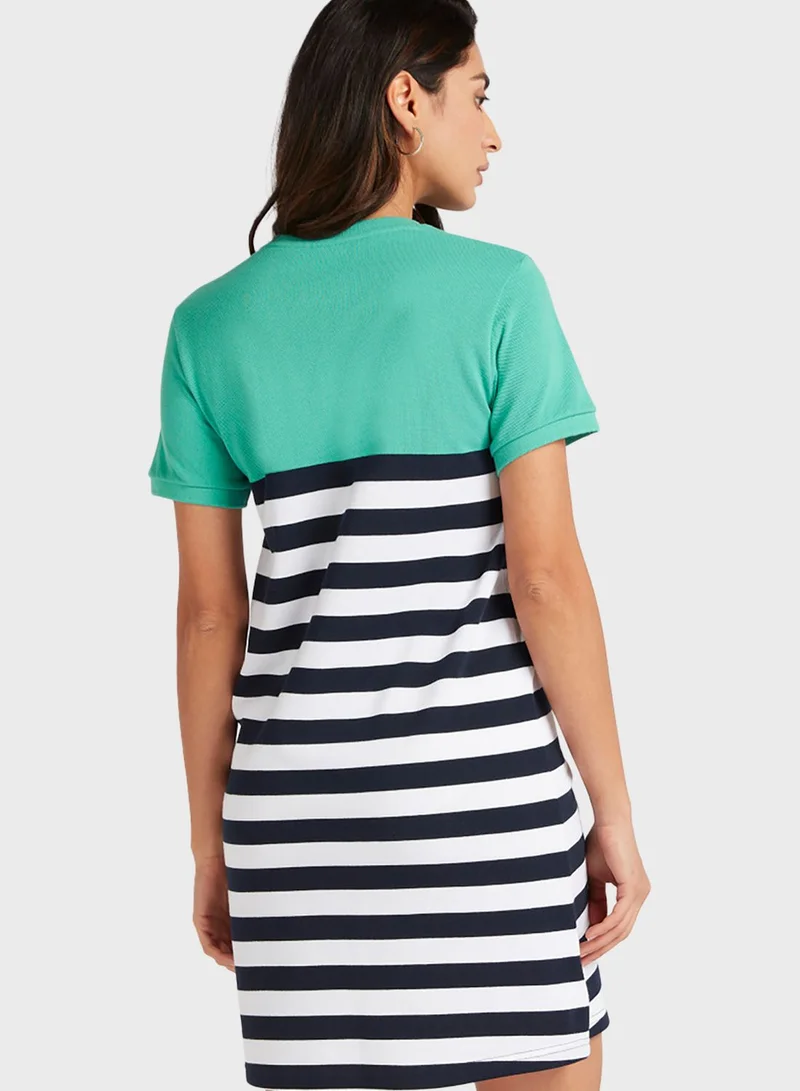 bossini Crew Neck Contrast Dress