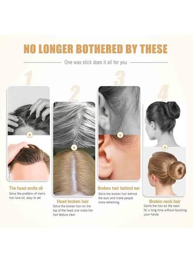 IKT Wax Stick Strong and Long Lasting Hold Non Greasy Styling Wax for Flyaways Edge Frizz Hair Suitable for Unisex - Image 5