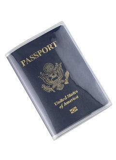 Oasisgalore 4-Pack Clear Passport Covers: Plastic Protector Sleeves for Travel Documents.  - Image 1