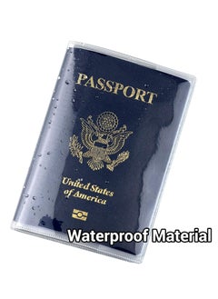 Oasisgalore 4-Pack Clear Passport Covers: Plastic Protector Sleeves for Travel Documents.  - Image 3