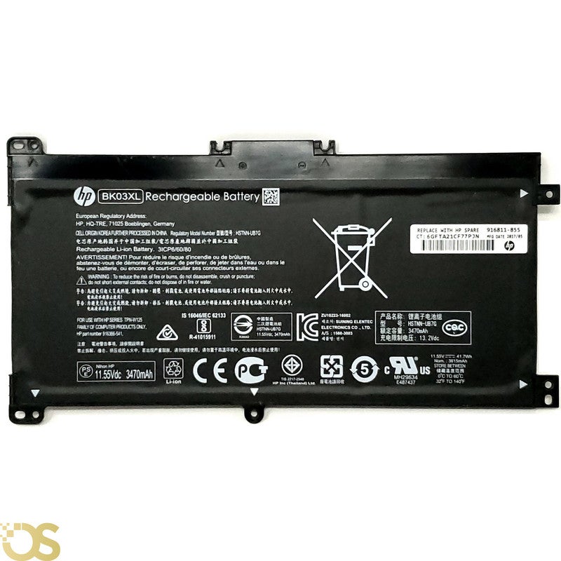 OS Battery HP Compatible with Pavilion X360 14-ba BK03XL - From OS Store - 3 Month Warranty - Image 1