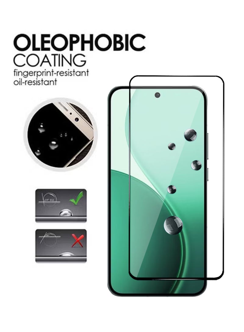 OPPO Reno 14F 5G Screen Protector 2 Pack - Premium Full Screen Tempered Glass For OPPO Reno 14F 5G, High Transparency, Delicate Touch, Anti-Explosion, Smooth Arc Edges, Easy Installation - Image 4