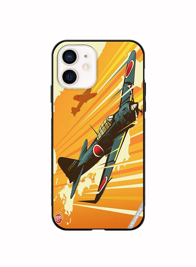 VR CREATIVE Protective Case Cover For Apple iPhone 12 mini Helicopter Design Multicolour - Image 1