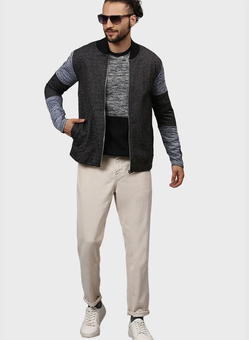 Campus Sutra Color Block Jacket