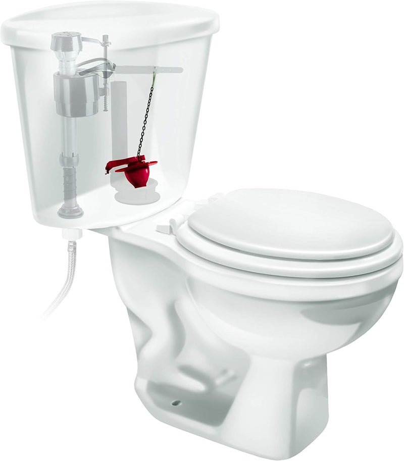 Fluidmaster 502CN3 PerforMAX Universal Water-Saving Long Life Toilet Flapper for 2-Inch Flush Valves, Adjustable Solid Frame Design, Easy Install, 3 Pack, Red, 3 Pack - Image 4