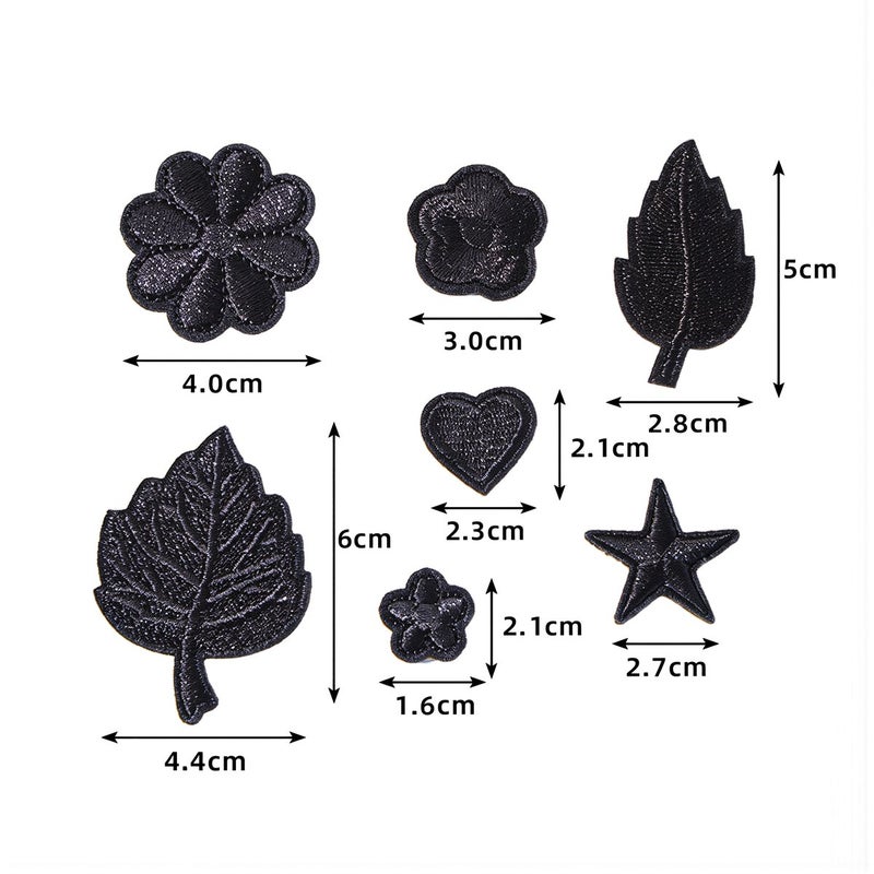 Universal All Fabric Compatible 7 Pcs Embroidery Patches Multi Purpose Use - Image 2