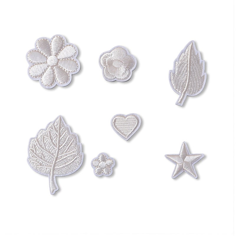 Universal All Fabric Compatible 7 Pcs Embroidery Patches Multi Purpose Use - Image 3