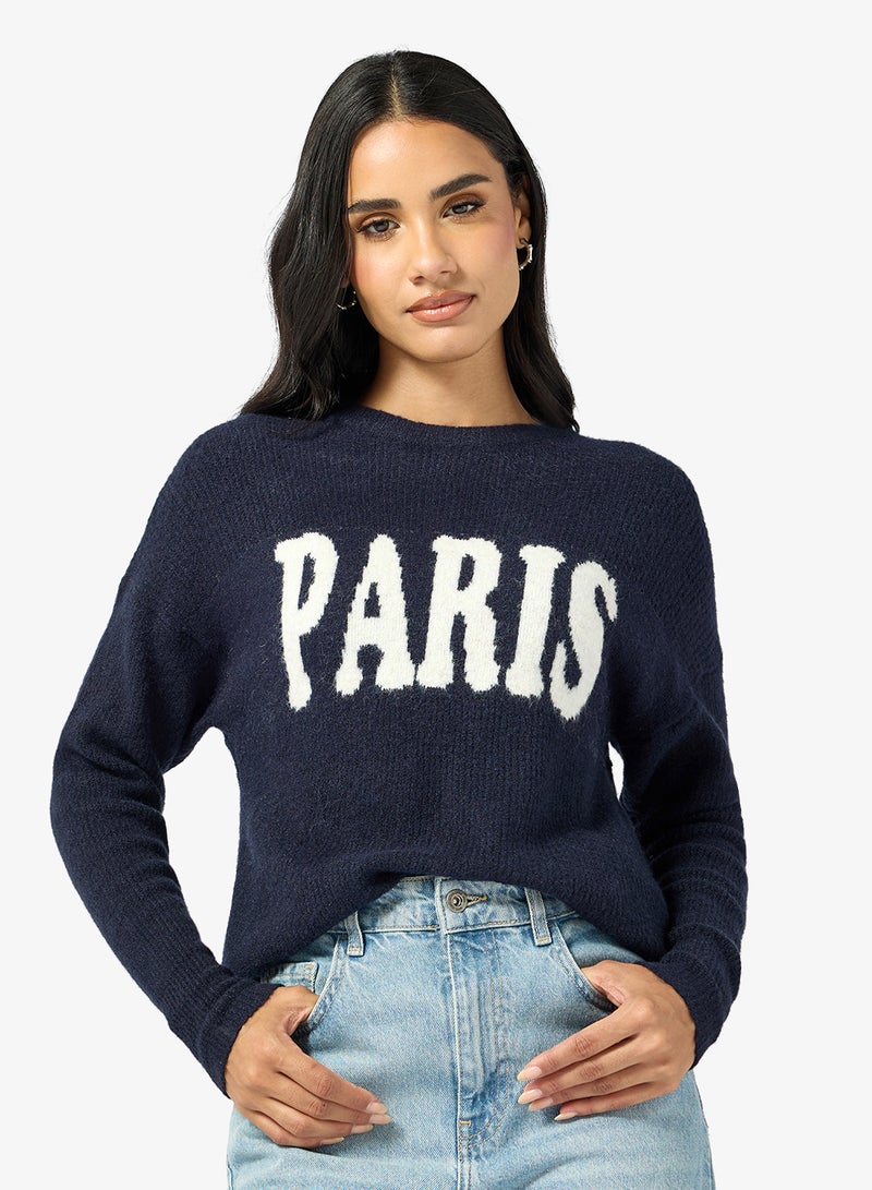 اونلي كنزة صوف محبوكة من أونلي جيريكو - Image 1