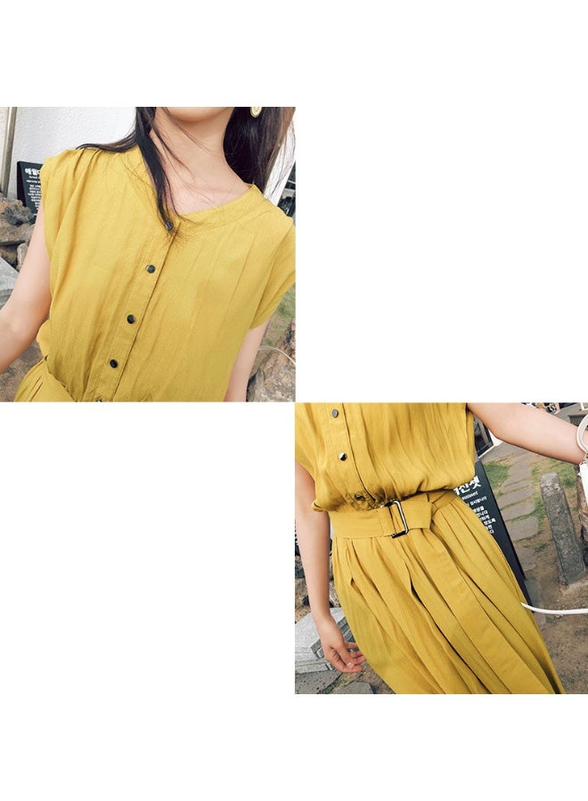 Women's Chiffon Dress, Casual  Summer Long Skirts Over The Knees - Image 3
