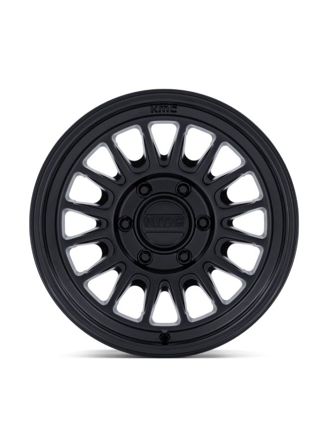 KMC KM733 IMPACT FFT 17X8.5 6X139.7 ET00 CB106.1 MATTE BLACK - Image 3
