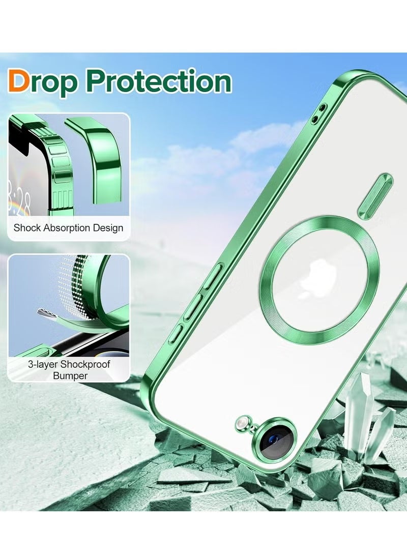 TIGER iPhone 17 Air Clear Case Compatible With MagSafe, Shock-Resistant Transparent Cover with Anti-Yellowing Protection & Full HD Tempered Glass for iPhone 17 Air 6.5-inch - Image 1