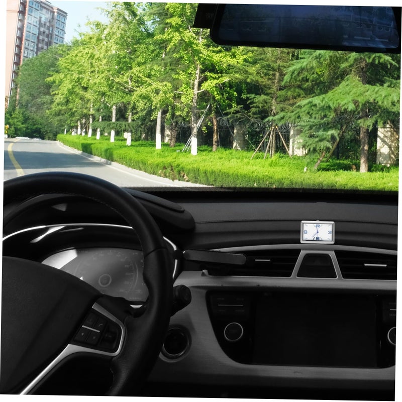 Adhesive Square Car Dashboard Clock Stylish Easy Paste Decorative Ornament for Home School - Image 4