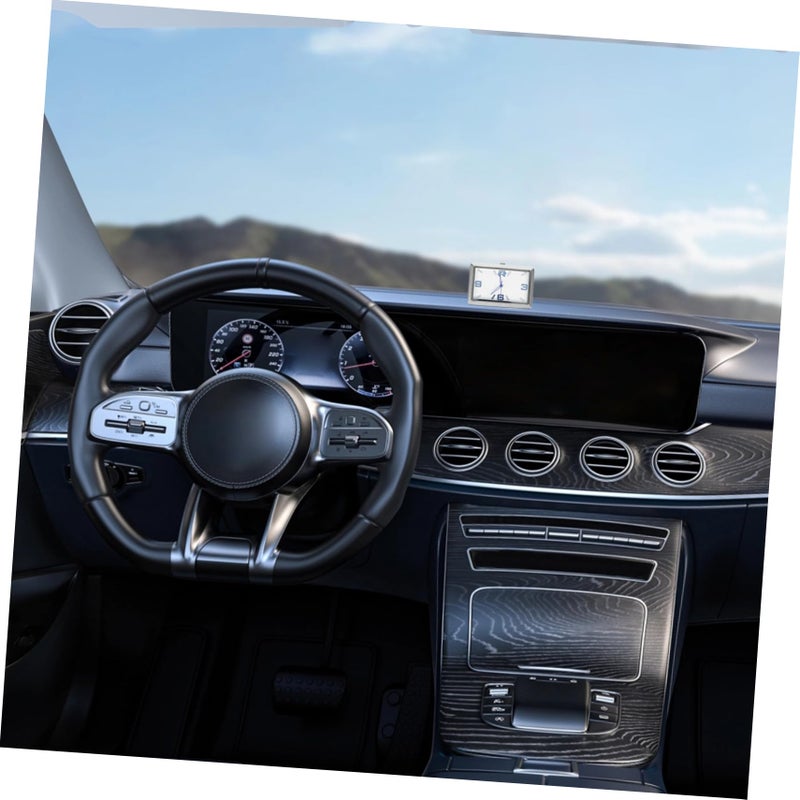Adhesive Square Car Dashboard Clock Stylish Easy Paste Decorative Ornament for Home School - Image 3