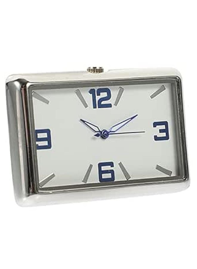 Adhesive Square Car Dashboard Clock Stylish Easy Paste Decorative Ornament for Home School - Image 1