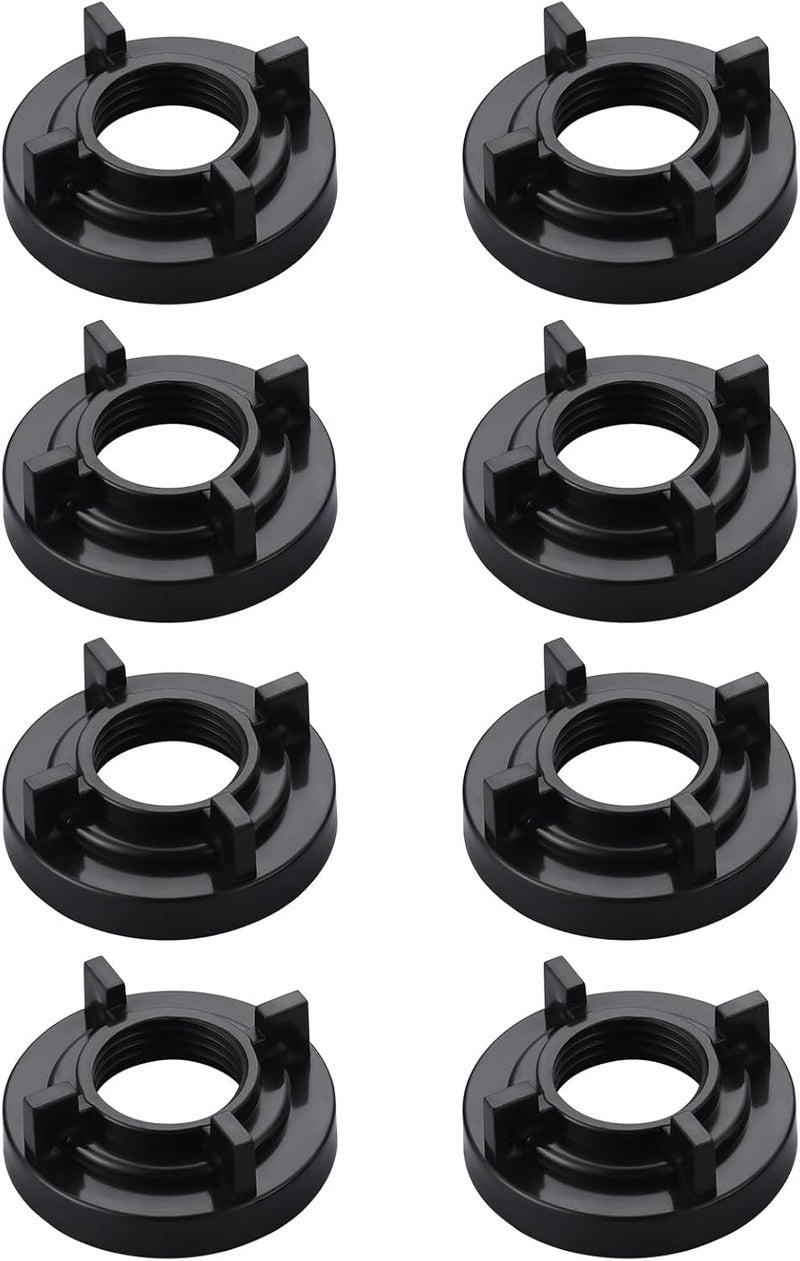 Arcora Mounting Lock Nut for Basin Faucet: 1/2" IPS Durable Easy Installtion Winged Locknuts Replacement Parts, Mounting Accessories for Bathroom Kitchen Faucet 8PCS - Image 1