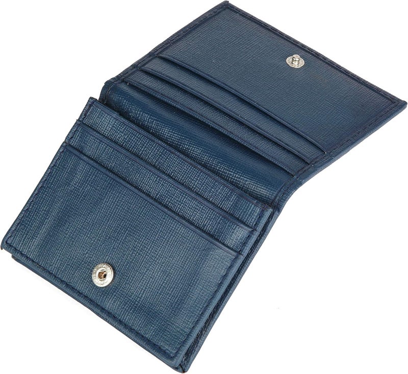 Napa Hide ® Mens Leather Wallet (Blue Safiano) - Image 3