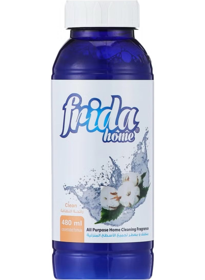 فريدا عطر تنظيف منزلي متعدد الاستخدامات، برائحة النظافة، 480 مل - Image 1