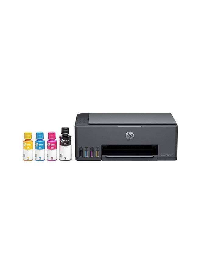 HP طابعة Smart Tank 581 اللاسلكية متعددة الإمكانات، مسح ضوئي ونسخ وطباعة حتى 6000 صفحة باللون الأسود أو 6000 صفحة ملونة - Image 3