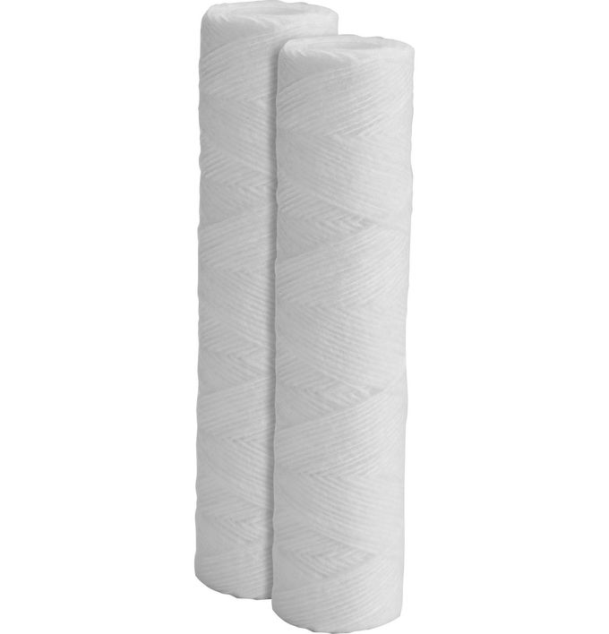 GE FXWSC Whole House Water Filter, Replacement for Water Filtration System, NSF Certified: Reduces Sediment, Rust & Other Impurities from Water, Replace Every 3 Months for Best Results, 2 Filters - Image 1