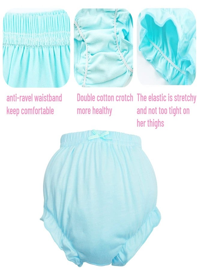 Baby Amabc 7Pack Diaper Cover - Baby Bloomers,Cotton Underwear,Panties for Toddler Girls - Image 5