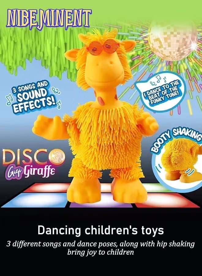 NIBEMINENT Swinging Giraffe, Electric Hip-twisting Dancing Toy, Children's Toys, Luminous Toys, Squeezing toys, Ideal Gift for Children Boys and Girls - Image 3
