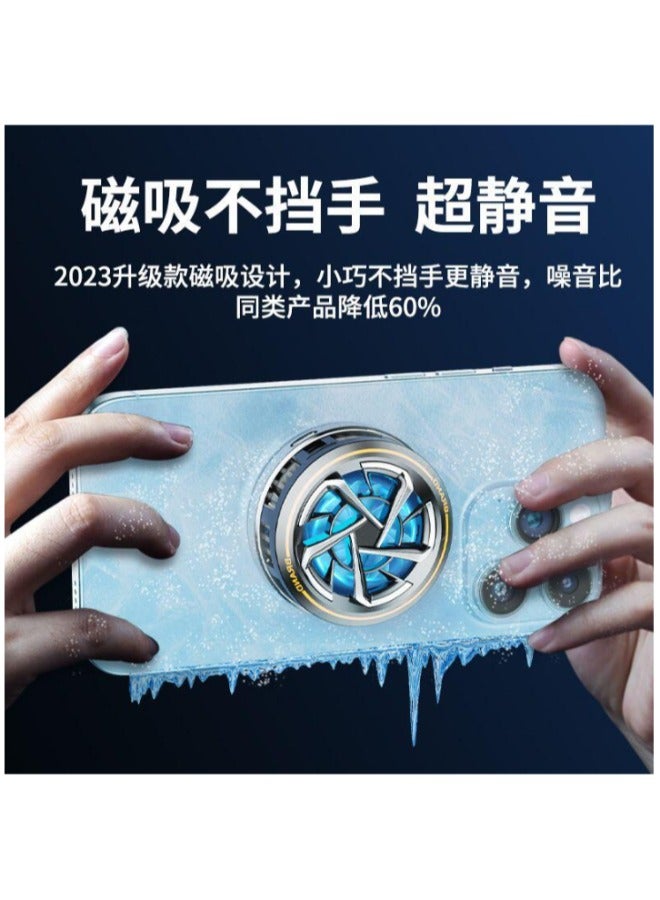 Mobile Phone Cooler for Gaming, Cell Phone Cooling Fan for iPhone Samsung Moto, Mobile Phone Cooler for Games and Movies - Image 2