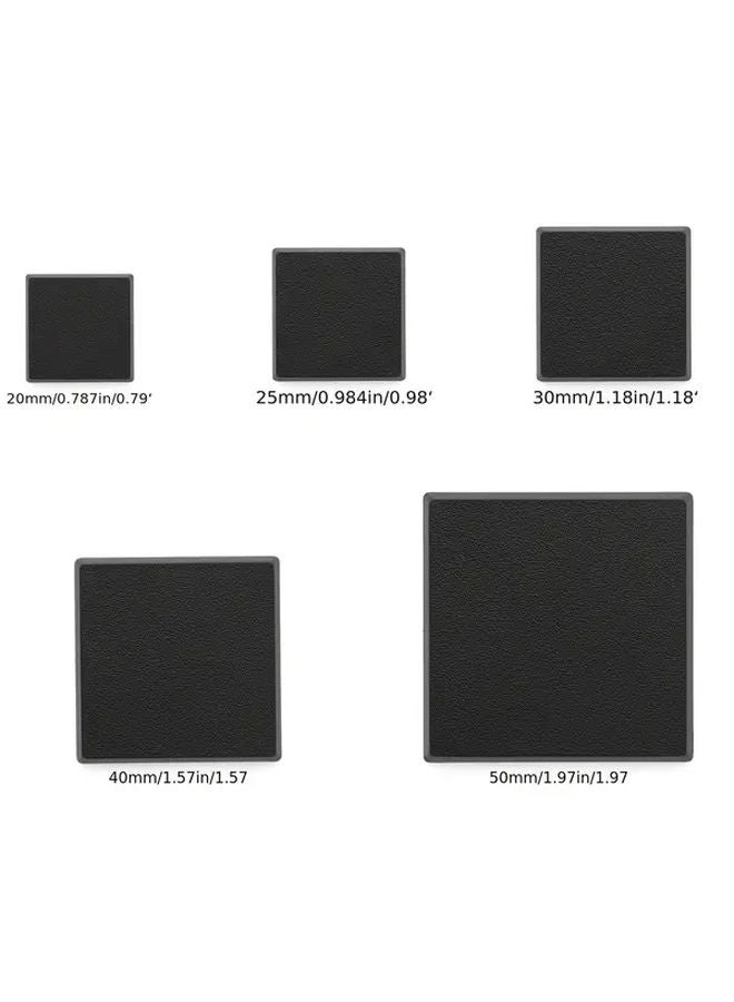 قواعد مربعة مقاس 50 ملم للنماذج المصغرة، إكسسوارات ألعاب بلاستيكية متينة لألعاب الطاولة - Image 3