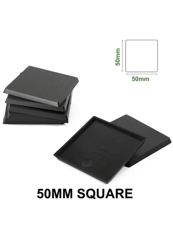 قواعد مربعة مقاس 50 ملم للنماذج المصغرة، إكسسوارات ألعاب بلاستيكية متينة لألعاب الطاولة - Image 1