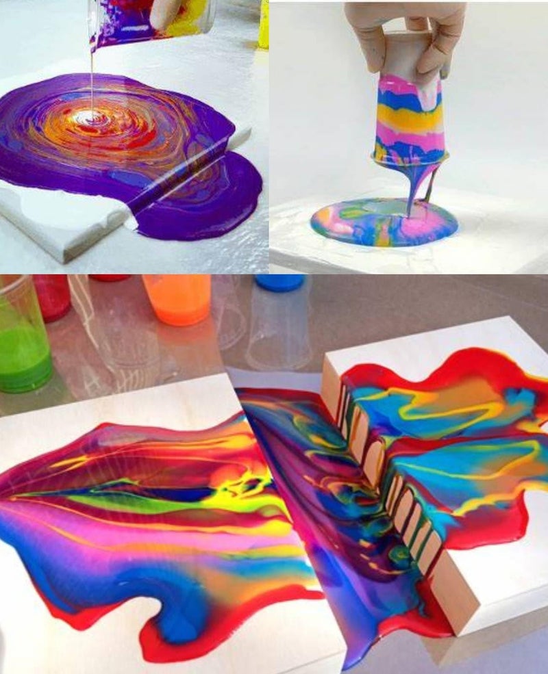 MARVELLE 250ml Acrylic Pouring Medium for acrylic pour Painting and fluid art (Non Toxic | Quick dry) - Image 5