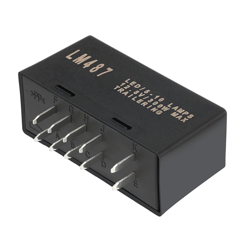 ISINFLASH Flasher Relay for LED Warning and Turn Signal Fix Hyper Flash Module for Chevy and GMC Trucks 2003-2006 - Image 1