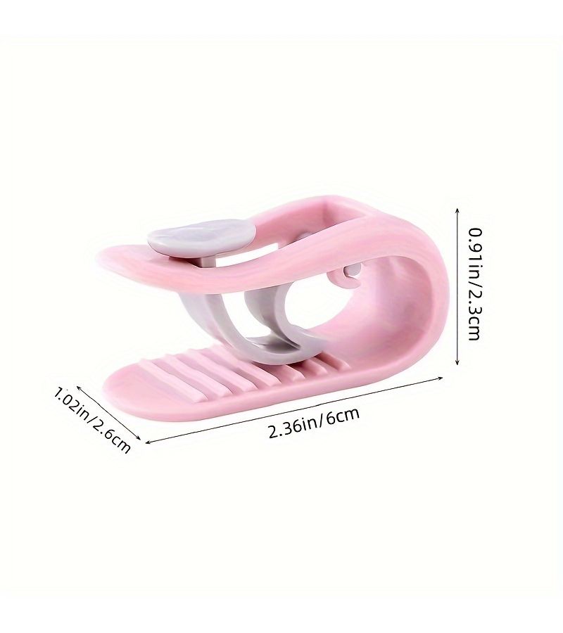 6 Pcs Purple Non Slip Blanket Clips Anti Run Blanket Fixer For Clothes Curtains Easy Installation - Image 3