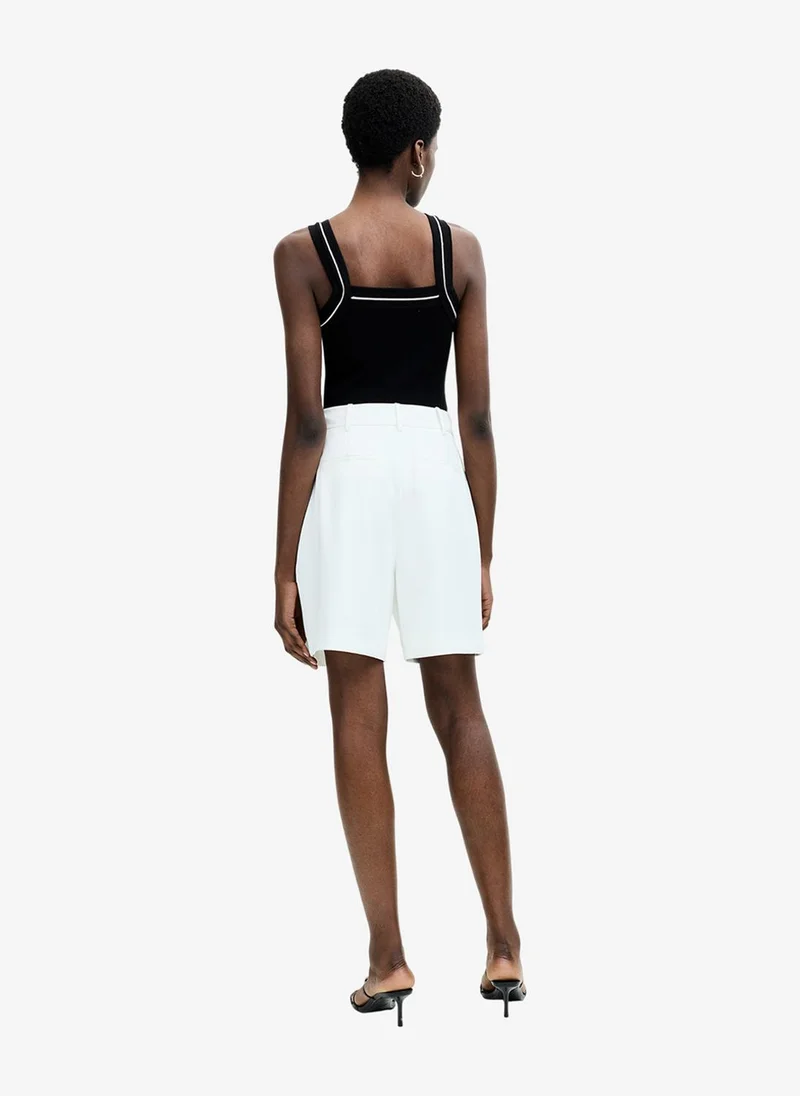 French Connection  Women's Sum Wht Harry Suiting Bermuda Shorts for Women | Best Price UAE