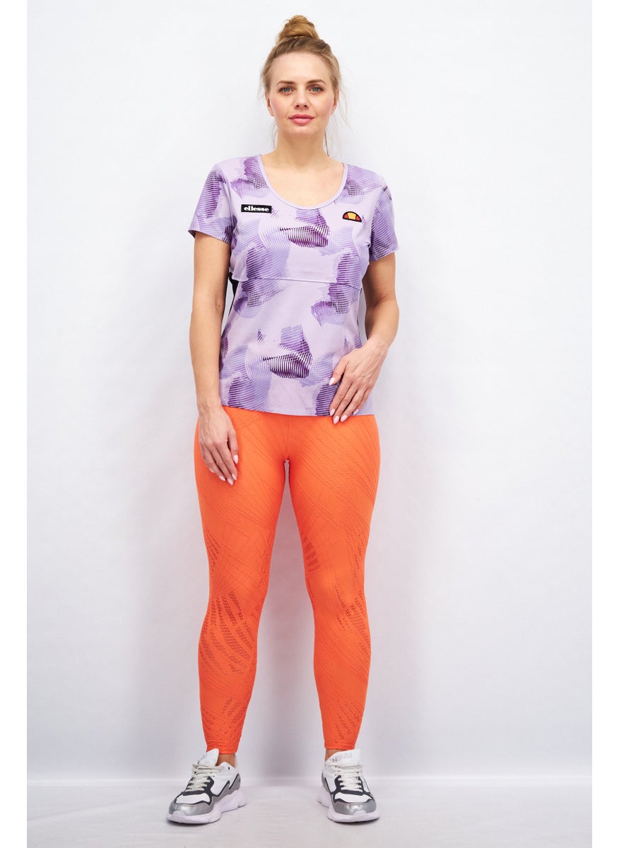 Ellesse Women Sportswear Fit Short Sleeves Outdoor T-Shirt, Purple  - Image 4