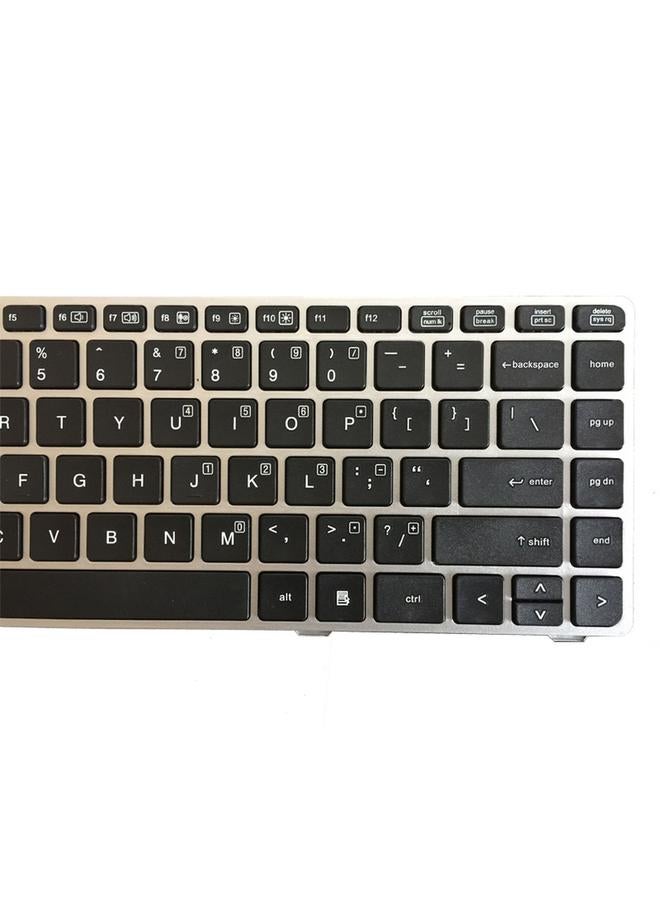 erorex US Version Keyboard with Silver Frame for HP EliteBook 8470B 8470P 8470 8460 8460p 8460w ProBook 6460 6460b 6470 - Image 4