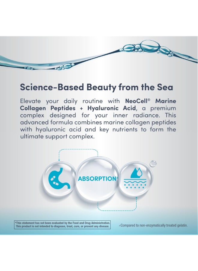NEOCELL Marine Collagen with Hyaluronic Acid, 120 Capsules - Image 4