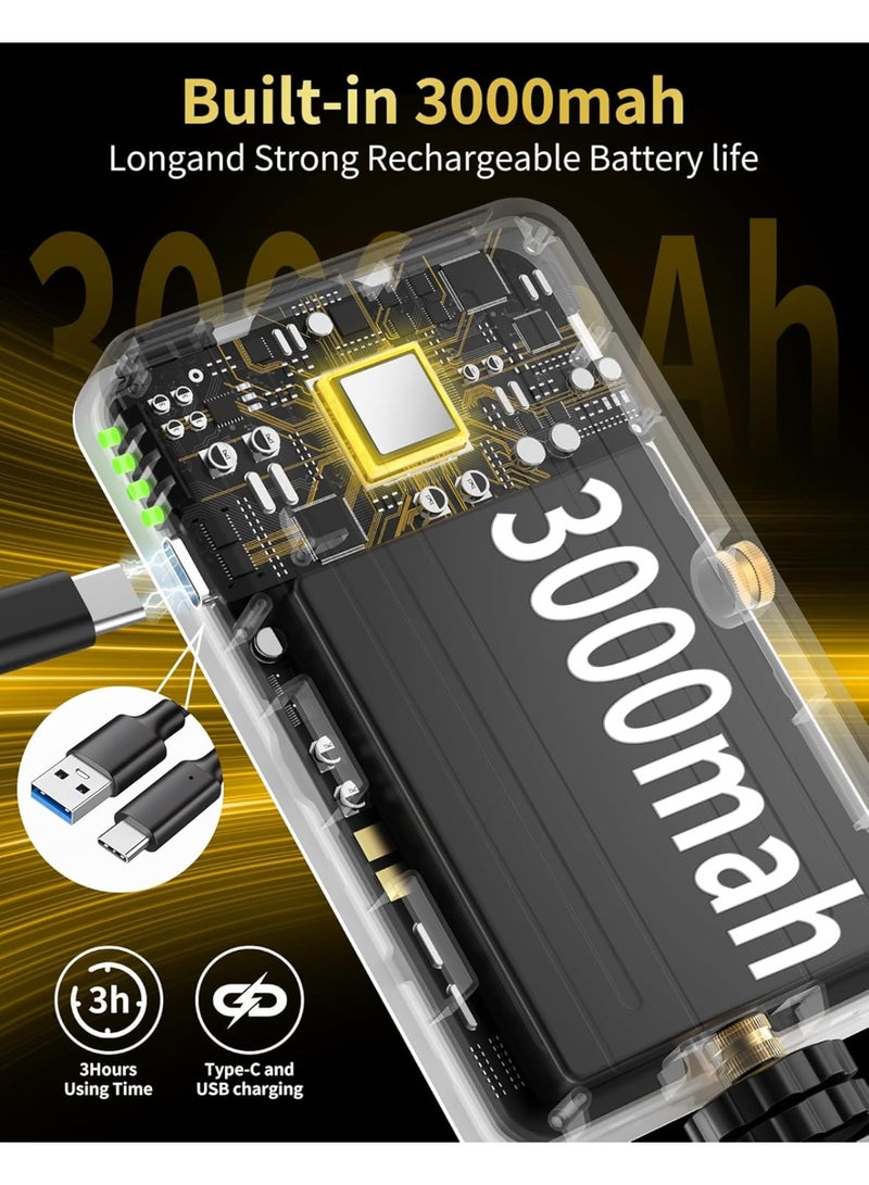 Portable 120 LED Selfie Light with Clip & Tripod Adapter – Rechargeable 3000mAh – CRI 95+ – 3 Light Modes – Ideal for Video Calls, Makeup, and Live Streaming - Image 3