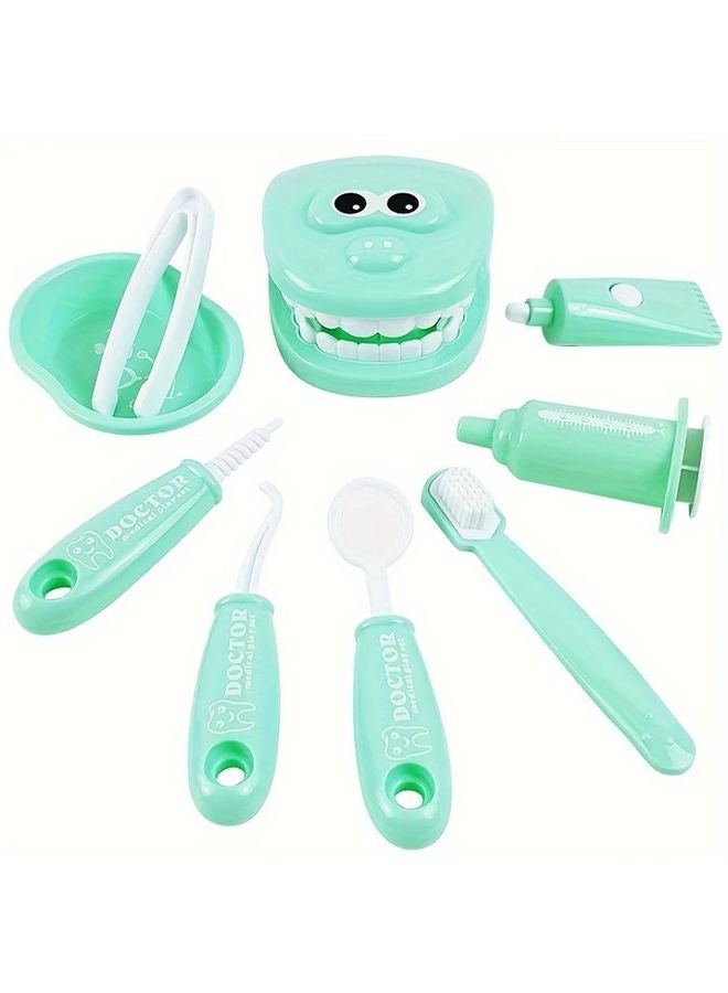 Purple Dental Examination Tooth Model Doctor Role Play Toy For Kids - Image 5
