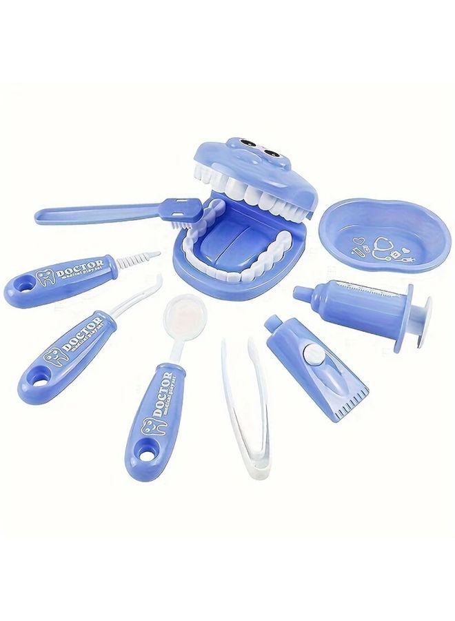 Purple Dental Examination Tooth Model Doctor Role Play Toy For Kids - Image 1