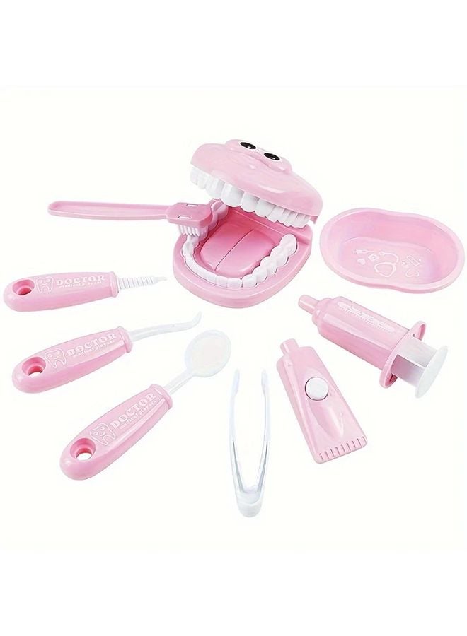 Purple Dental Examination Tooth Model Doctor Role Play Toy For Kids - Image 4