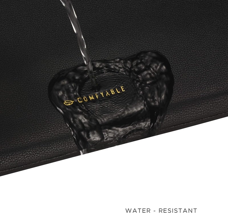 Comfyable Tablet Sleeve Compatible with iPad Air 13 inch M3 2025, iPad Pro 13" M5 2025 with Magic Keyboard & Pencil Holder - PU Leather Bag Slim Protective Cover Case - Black Pebbled - Image 3