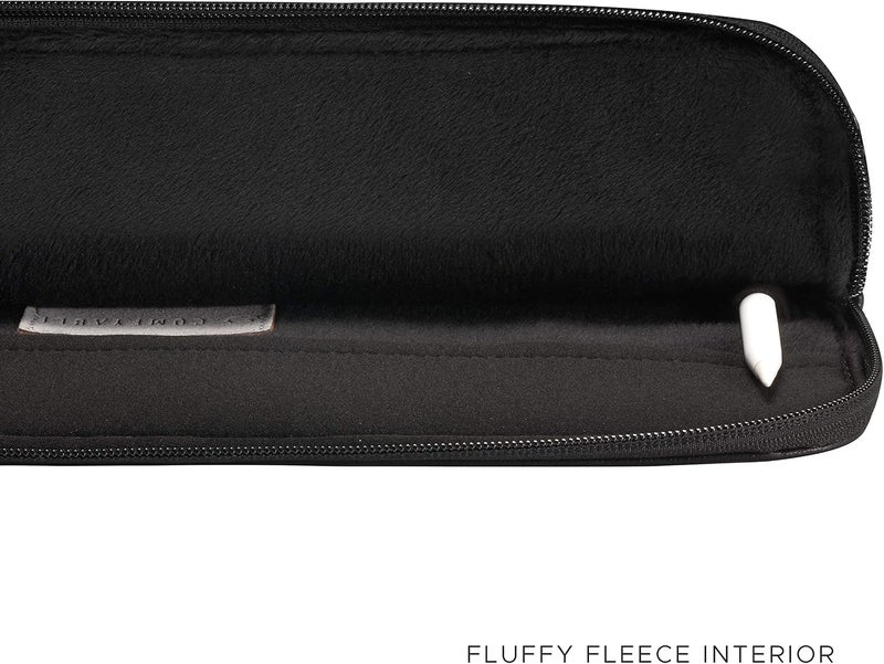 Comfyable Tablet Sleeve Compatible with iPad Air 13 inch M3 2025, iPad Pro 13" M5 2025 with Magic Keyboard & Pencil Holder - PU Leather Bag Slim Protective Cover Case - Black Pebbled - Image 2