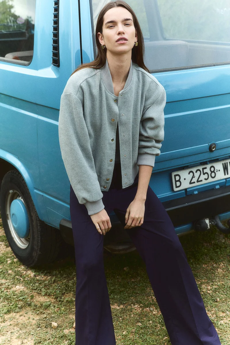 H&M Wide tailored trousers