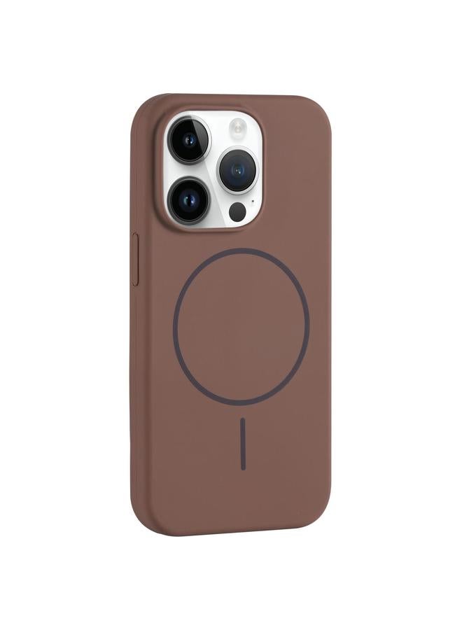 اس-توب جراب لهاتف iPhone 14 Pro Max مزود بكاميرا ذات فتحة كبيرة من MagSafe مصنوع من السيليكون السائل مع تغطية كاملة - Image 1