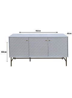 Living Side Coffee Cabinet 3 Door Shelves 162*45*60cm  - Image 2