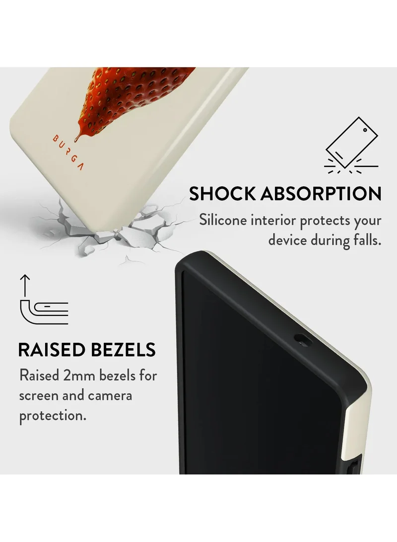 BURGA Samsung Galaxy S25 Ultra Mobile Phone Case Hybrid 2 Layer Hard Shell Silicone Protective Case, Scratch Resistant Shockproof Cover,Juicy